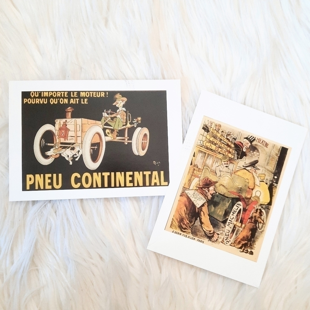 Phoenix Art Museum Vintage Style Discount Tire Postcard Set
